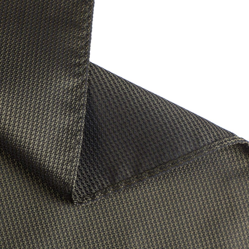 fortunatever Mens Solid Neckties,Olive Green Ties For Men With Pocket Square+Gift Box,58"Ã—3.35" - Image 4